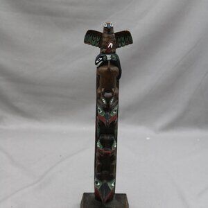 Vintage Resin Totem Pole - 4 totems by Boma - Cast Piece